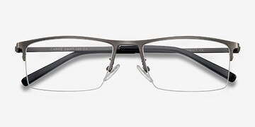 Gunmetal Carve -  Métal Lunettes de vue