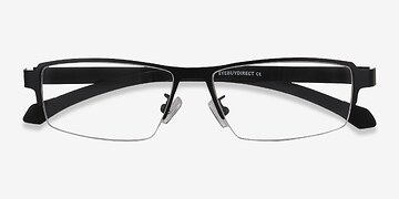 Noir Lewis -  Classiques Métal Lunettes de vue