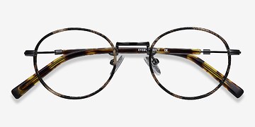 Brown/Tortoise Voltaire -  Classiques Métal Lunettes de vue
