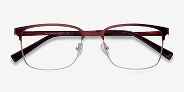 Burgundy Manchester -  Métal Lunettes de vue