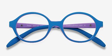 Blue/Purple Theo -  Légèreté Plastique Lunettes de vue
