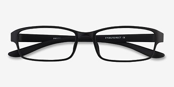 Noir Preston -  Plastique Lunettes de vue