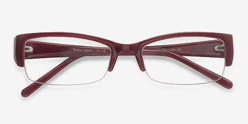  Red  Diane -  Vintage Plastique Lunettes de vue