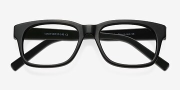 Matte Black Lynch -  Acétate Lunettes de vue
