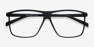  Matte Black  Deluxe -  Plastique Lunettes de vue
