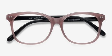 Pink Black Little Brittany -  Vintage Plastique Lunettes de vue