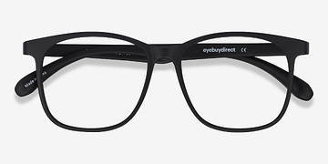Matte Black Character -  Plastique Lunettes de vue