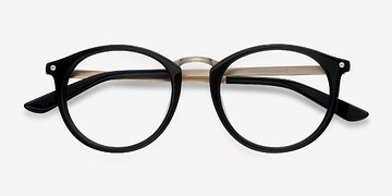 Noir La Femme -  Designer Métal Lunettes de vue
