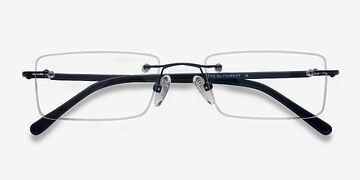 Bleu marine  Glacon -  Légèreté Métal Lunettes de vue