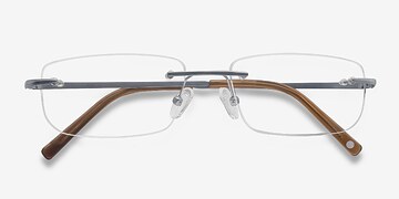 Gris Port -  Légèreté Titanium Lunettes de vue