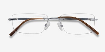 Argenté Wheeler -  Légèreté Titanium Lunettes de vue