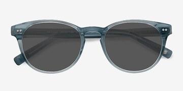 Clear Blue Till Dawn -  Vintage Acétate Lunettes de soleil