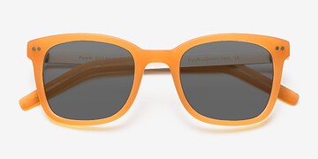 Matte Orange Peach -  Métal Lunettes de soleil