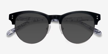 Black Floral College -  Métal Lunettes de soleil