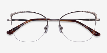 Argenté Amande -  Métal Lunettes de vue