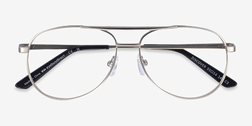 Matte Silver Discover -  Vintage Métal Lunettes de vue