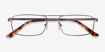 Brun Maverick -  Légèreté Métal Lunettes de vue