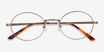 Bronze Equinox -  Vintage Métal Lunettes de vue