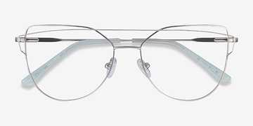 Matte Silver Surprise -  Mode Métal Lunettes de vue