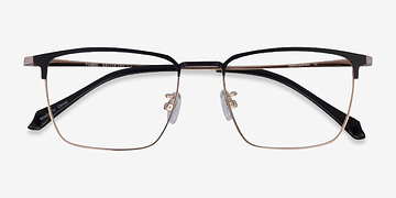 Black  Gold Fungi -  Métal Lunettes de vue