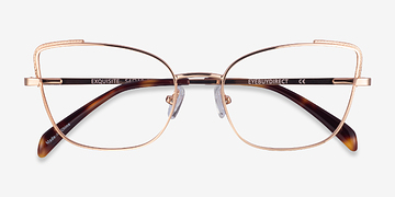 Or rose Exquisite -  Métal Lunettes de vue