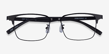 Matte Black Jimy -  Métal Lunettes de vue