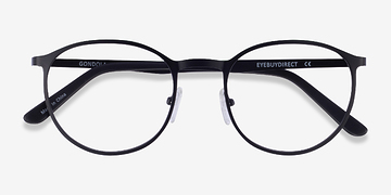 Matte Black Green Gondola -  Métal Lunettes de vue