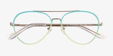 Gradient Blue Sparkle -  Métal Lunettes de vue