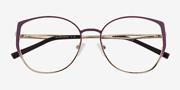Gradient Matte Purple Deven -  Métal Lunettes de vue