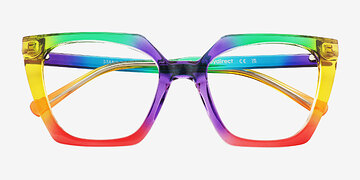 Rainbow Purple Stand Proud -  Plastique Lunettes de vue