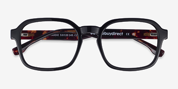 Noir Hardie -  Plastique Lunettes de vue