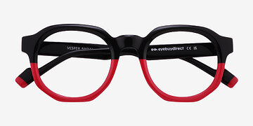 Black Red Vesper -  Acétate Lunettes de vue