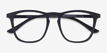 Matte Black Central -  Mode Plastique Lunettes de vue