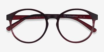 Matte Burgundy Delaware -  Mode Plastique Lunettes de vue
