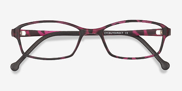 Tortoise Purple Glitch -  Légèreté Plastique Lunettes de vue