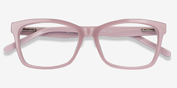 Matte Pink Mode -  Acétate Lunettes de vue