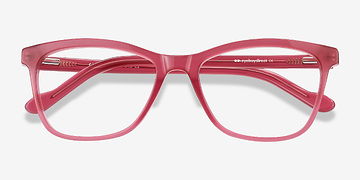 Clear Raspberry Cannes -  Mode Acétate Lunettes de vue