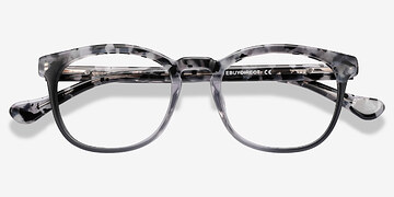 Gray Floral Keen -  Acétate Lunettes de vue