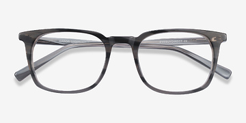 Gray Striped Gabor -  Acétate Lunettes de vue