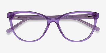 Clear Purple Sing -  Coloré Acétate Lunettes de vue