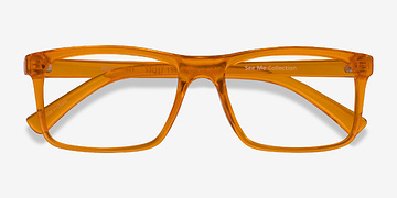 Clear Orange Community -  Coloré Plastique Lunettes de vue