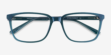 Iridescent Green Prismatic -  Acétate Lunettes de vue