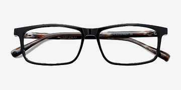 Black Striped Jonas -  Geek Acétate Lunettes de vue