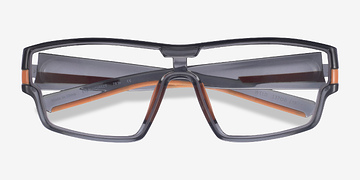 Clear Gray Orange Weld -  Plastique Lunettes de vue