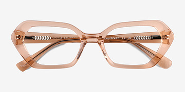 Crystal Light Orange Lucille -  Acétate Lunettes de vue