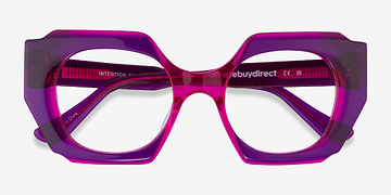 Crystal Purple Pink Intention -  Acétate Lunettes de vue