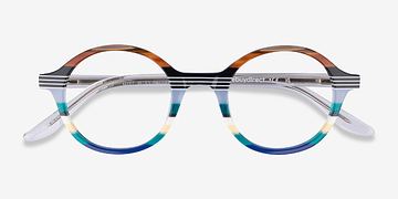 Striped Multicolor Love Wins -  Acétate Lunettes de vue