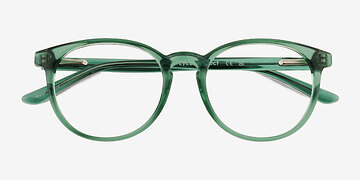 Clear Green  Bubbles -  Plastique Lunettes de vue