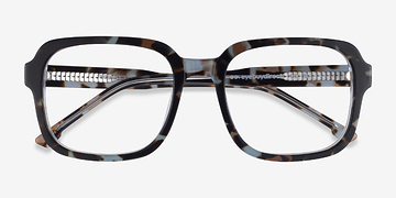 Blue Tortoise Clear Trouble -  Acétate Lunettes de vue
