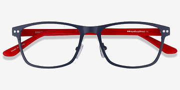 Bleu marine  Comity -  Acetate, Metal Lunettes de vue